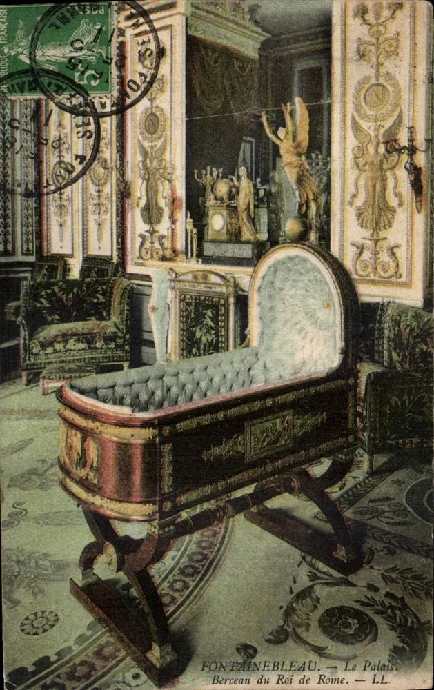 Fontainebleau — Das Schloss. Wiege des Königs von Rom. — LL. - Vorderseite
