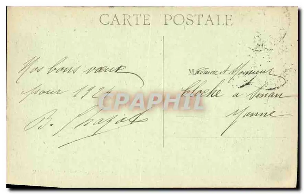 Palazzo di Fontainebleau — Studio dell'Abdicazione — editore non identificato, n° 23 - Verso