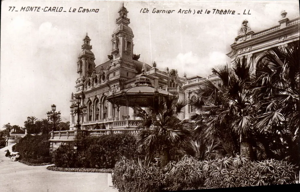 Monte-Carlo - Das Casino (Ch Garnier Arch) und das Theater - LL - Vorderseite