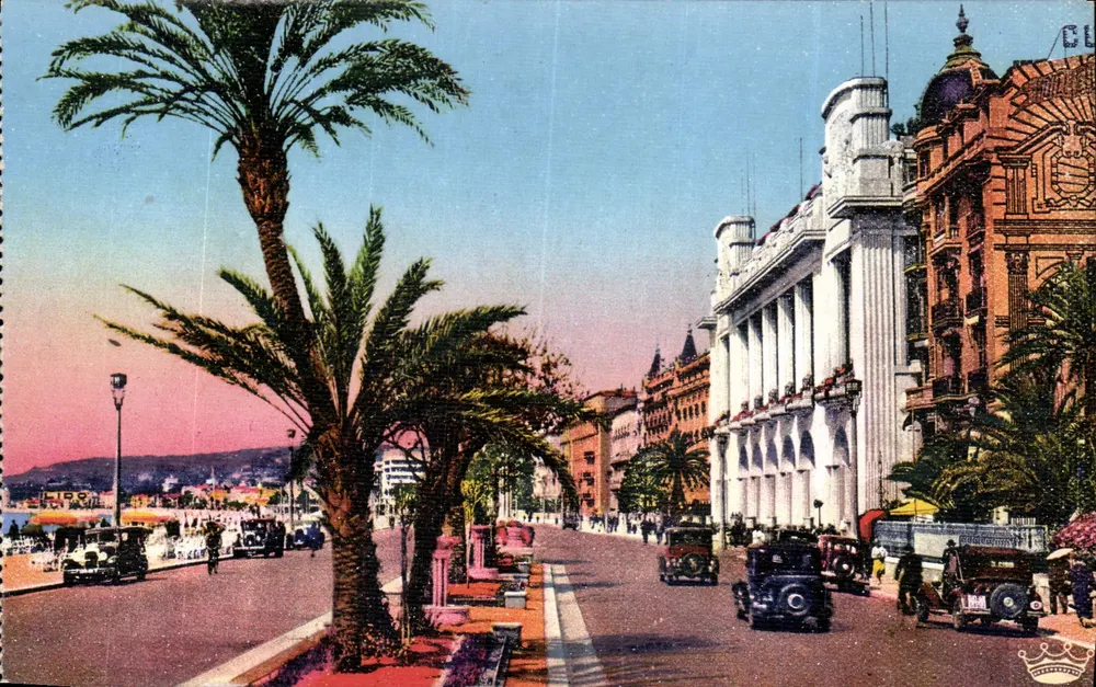 Promenade dos Ingleses — Nice — Edições d'Art Munier - Frente