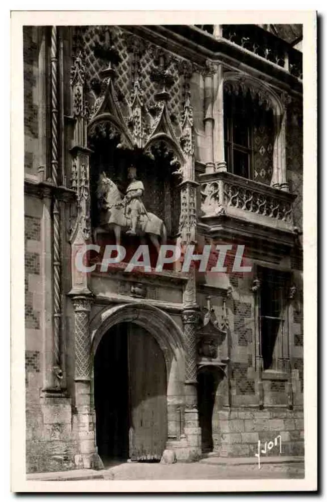 Blois (Loir-et-Cher) — Fassade des Schlosses — Portal von Louis XII — Éditeur J.Jon - Vorderseite