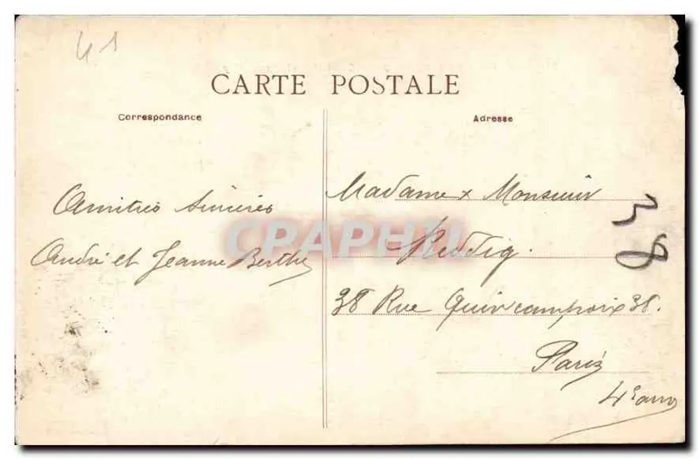 Blois — Allgemeiner Blick vom Quai Henri Chavigny — Verlag auf der Karte - Rückseite