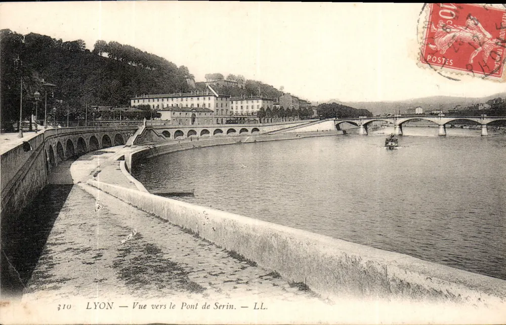 LYON — Vista para o Ponte de Serin. — LL. — N° 310 - Frente