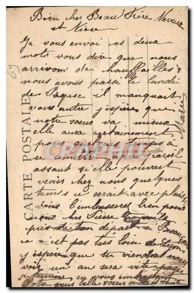 LYON — Catedral São João — M.F. n°69 - Verso