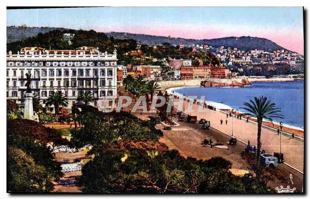 Vista do Monte Boron — Nice — Edições de Arte Munier - Frente