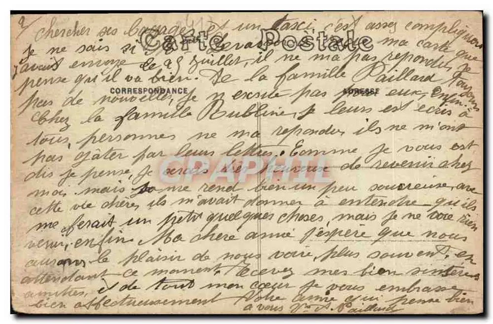 Interior da Igreja — cena de Jesus e um discípulo — Vve Bachard, editor, n° 522 - Verso