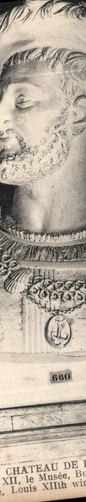 Büste von Louis XII — Schloss Blois — Verlag Neuriein-Prêbles - Vorderseite