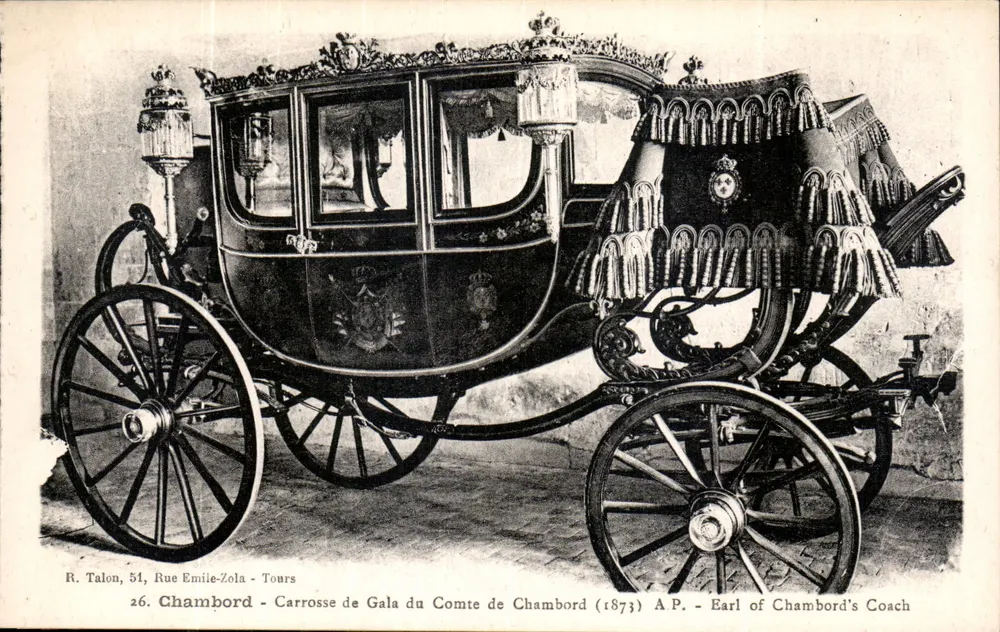 Gala-Kutsche des Grafen von Chambord (1873) — R. Talon, 51 Rue Émile-Zola - Tours - Vorderseite