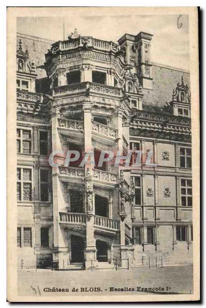 Schloss BLOIS — Treppen François Ier — Verlag nicht sichtbar, Seriennummer 6 - Vorderseite