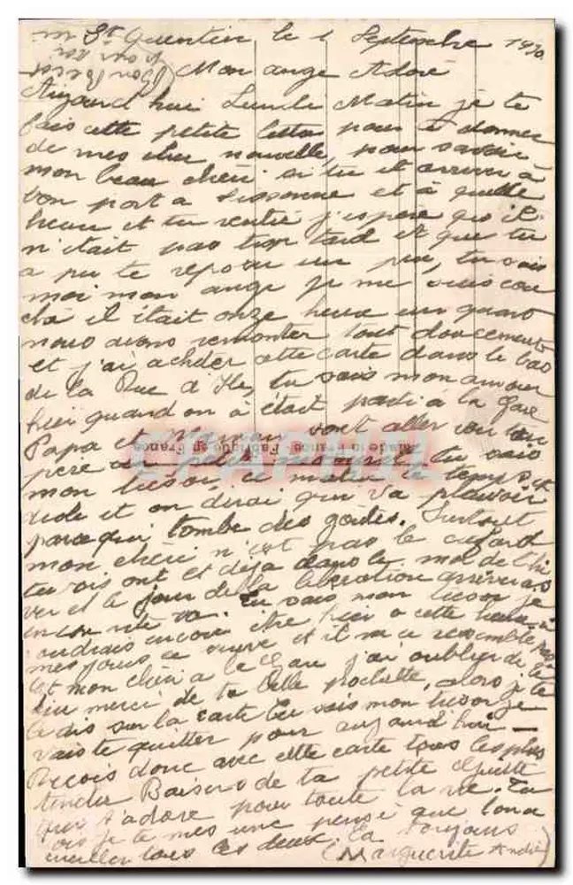 Casal em exterior — Paris — Léo, Paris 1772 - Verso