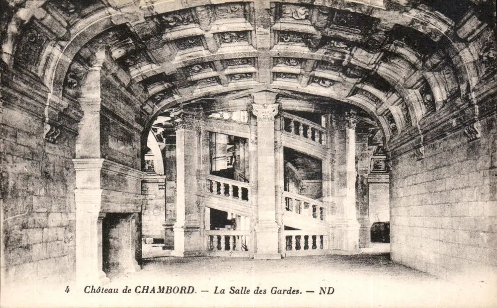 Schloss CHAMBORD — Die Wachstube — ND - Vorderseite
