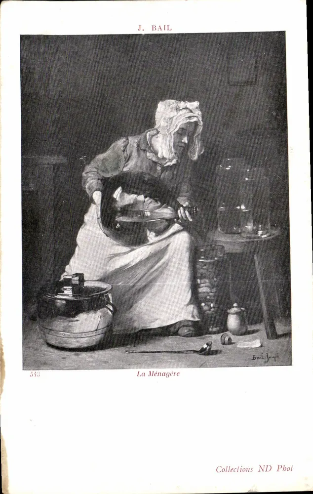 A Ménagère — J. Bail — Collections ND Phot - Frente