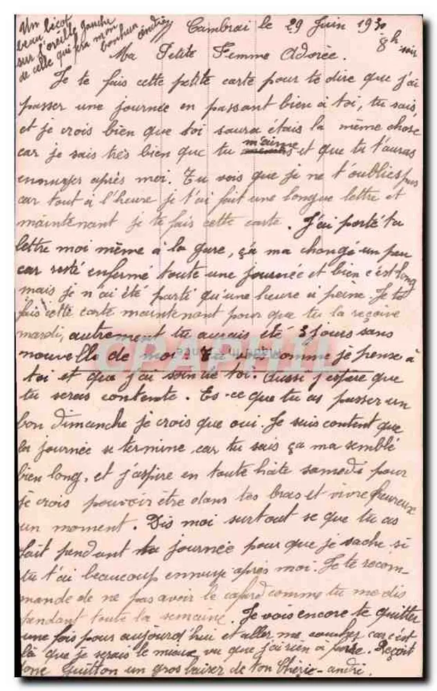 Casal amoroso — cena romântica com coração e rosas — J.P. n° 236 - Verso
