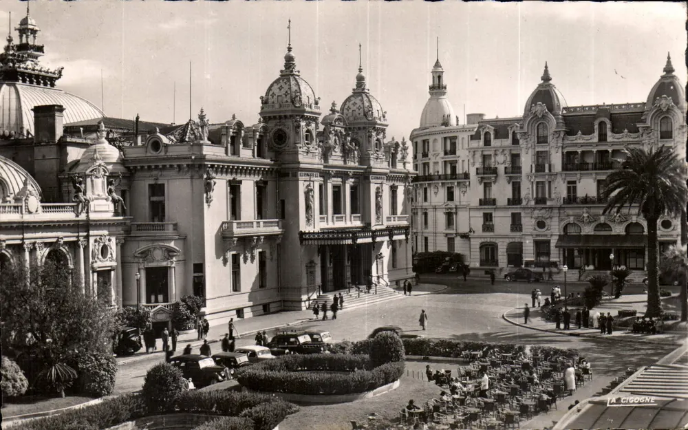 Monte-Carlo - Das Casino und das Hotel de Paris — Edition 'LA CIGOGNE' - Vorderseite
