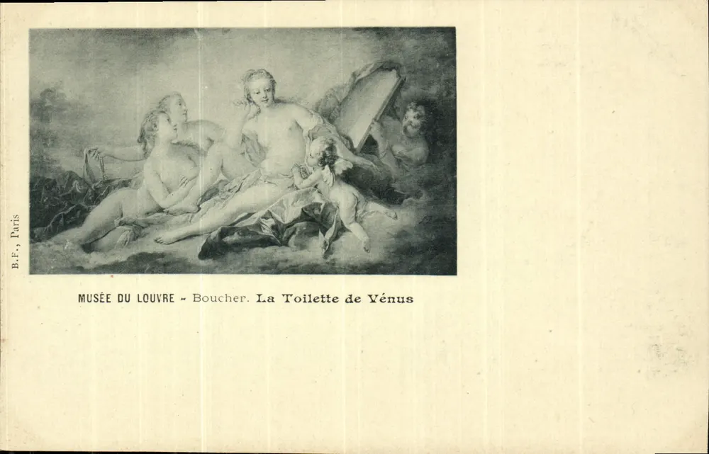 Musée du Louvre — La Toilette de Vénus — Boucher — B.F., Paris - Vorderseite