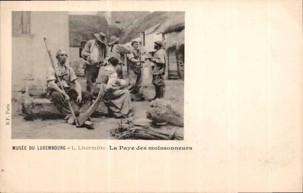 A Paga dos Ceifeiros — Museu do Luxemburgo — L. Lhermitte - Frente