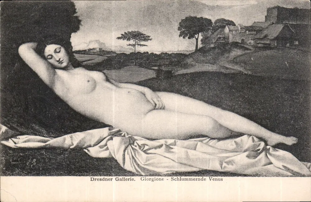 Dresdner Galerie - Giorgione - Schlafende Venus - Vorderseite