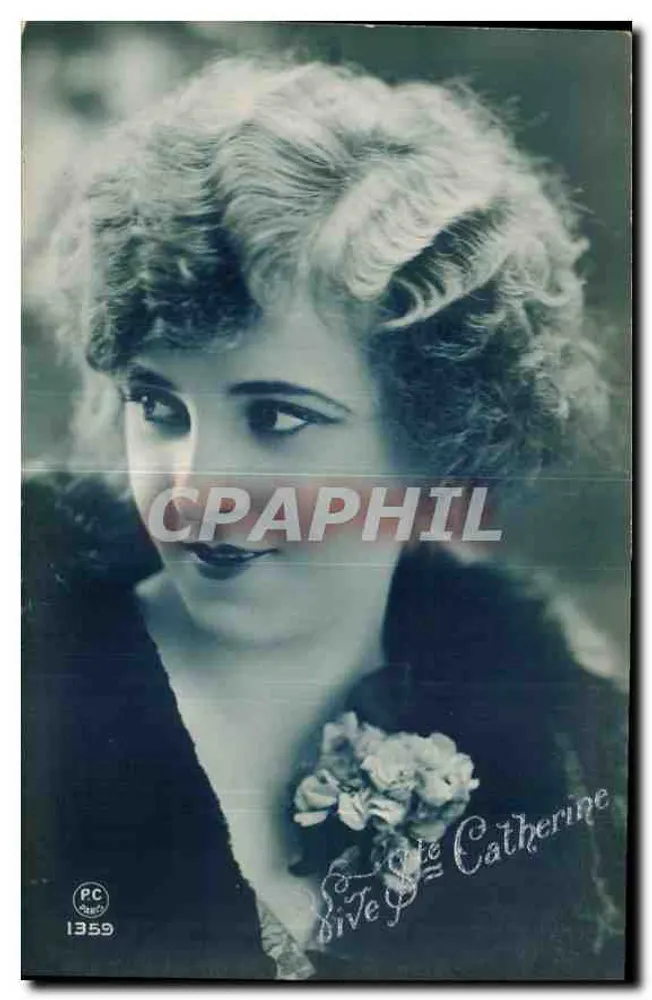 Dama de Catherine — Retrato feminino — P-C Paris n°1359 - Frente
