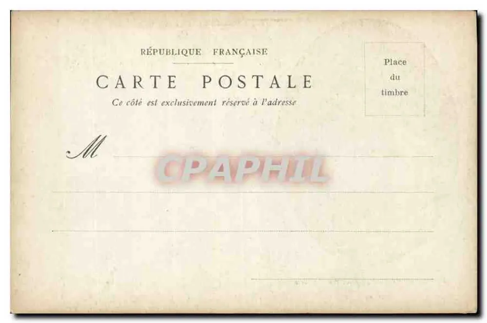 Präsident François-Xavier Maistre — Portrait in Magistratenrobe — Imp. F. Ducloy, Montiers (Savoie), Nr. 40 - Rückseite