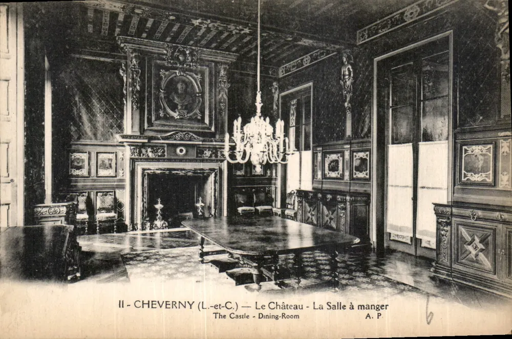 Cheverny (Loir-et-Cher) — Schloss — Speisesaal — A.P. n°6 - Vorderseite