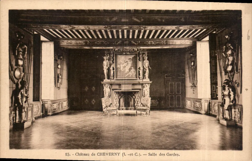 Schloss CHEVERNY (Loire-et-Loire) — Wachzimmer - Vorderseite