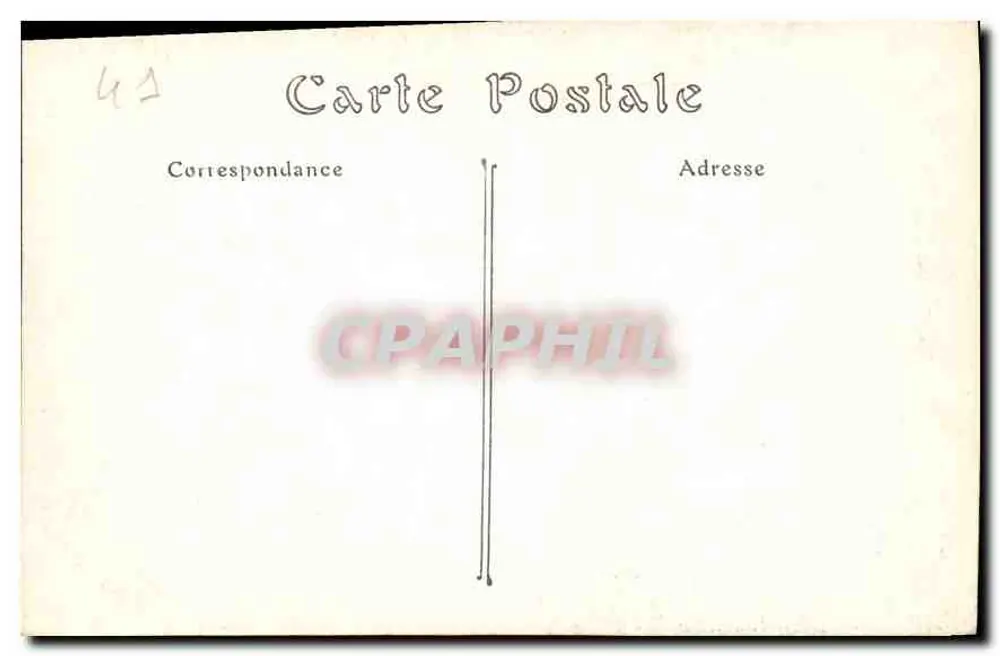 Castelo de CHEVERNY — A Escada — ND. Fot. n°109 - Verso