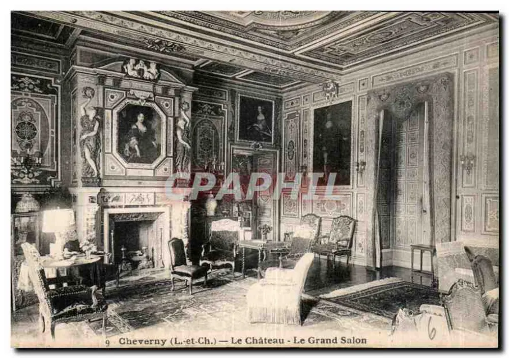 Cheverny (Loir-et-Cher) — Das Schloss - Der Große Saal - Vorderseite