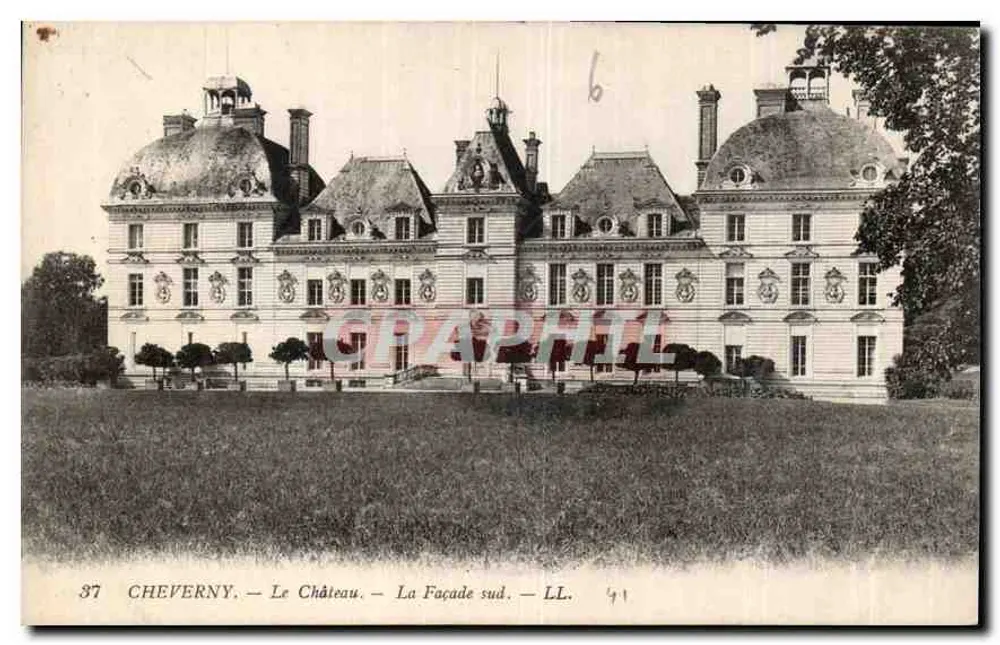 Cheverny — O Castelo — A Fachada sul — LL. — n°37 - Frente