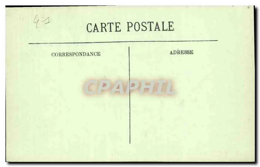 Cheverny — O Castelo — A Fachada sul — LL. — n°37 - Verso