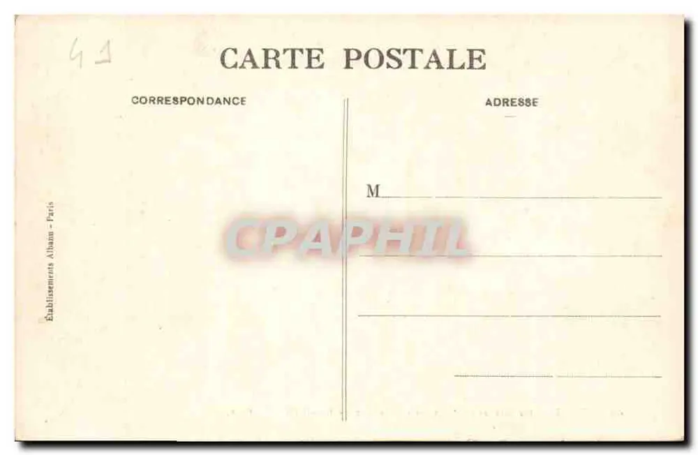 Blois - Das Schloss (2. Stock) - Zimmer von Henri III — Verleger E. A., Nr. 46 - Rückseite