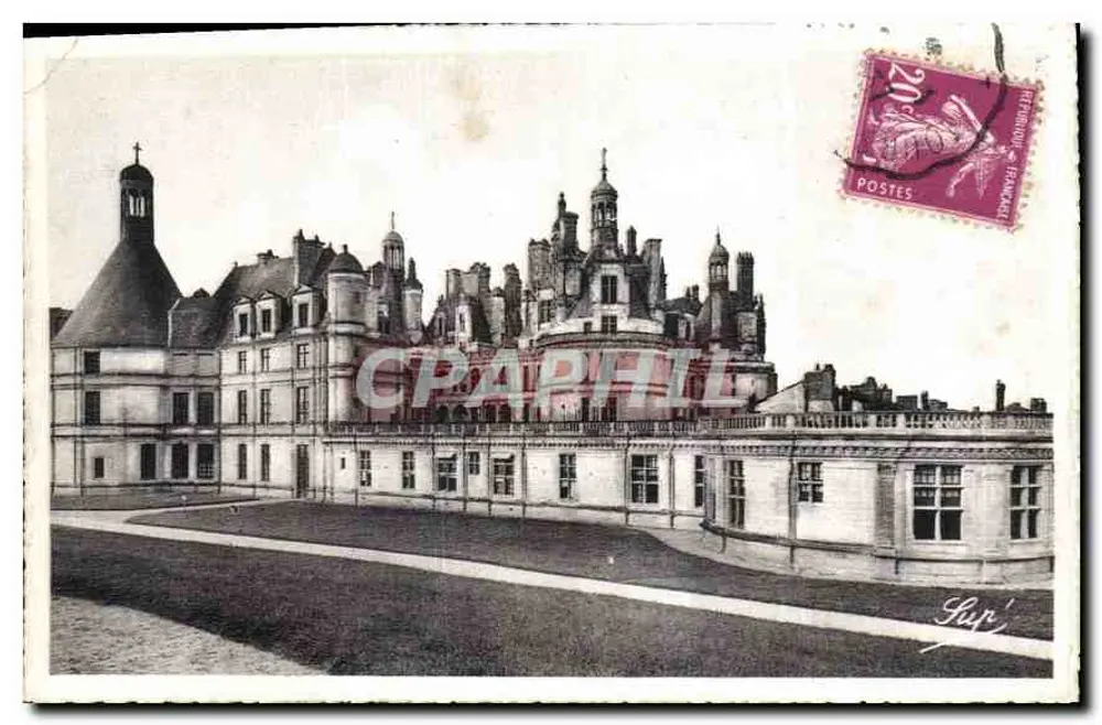 Chambord — Avenue Henri II — Kunstausgabe A. Lainé, Angers - Vorderseite