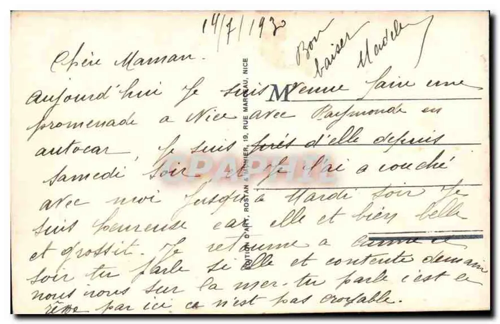 Nizza - Russische kerk — RM, n° 97 - Achterkant