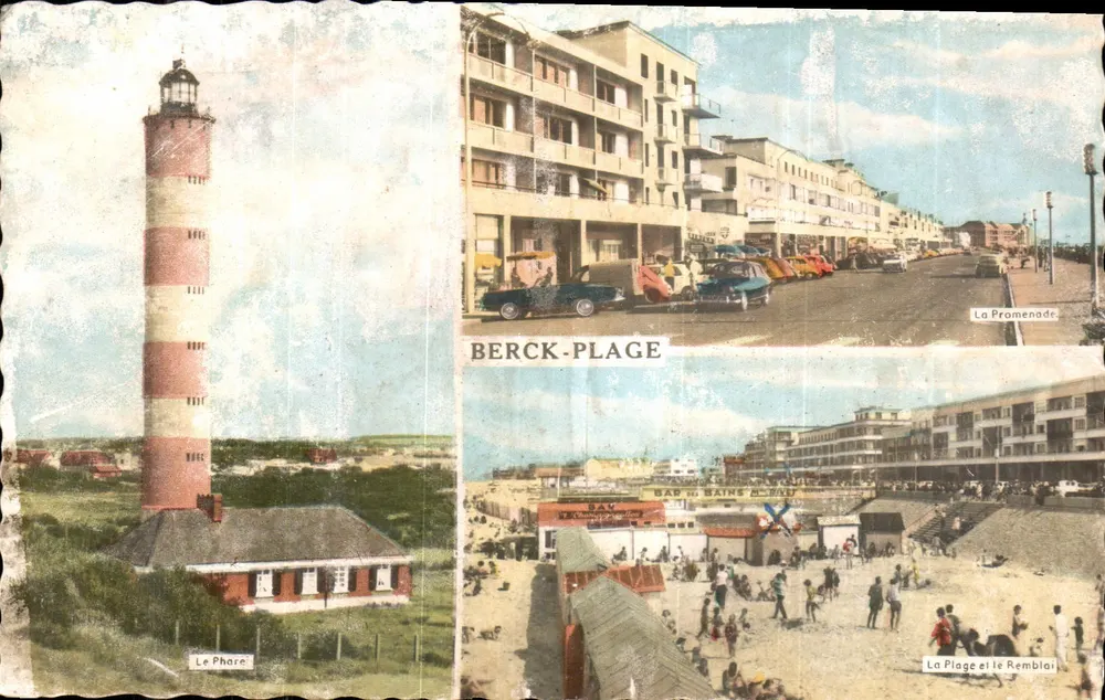 Berck-Plage — Der Leuchtturm, Die Promenade, Die Strandpromenade und der Damm — Éditions Gaby, Nantes - Vorderseite