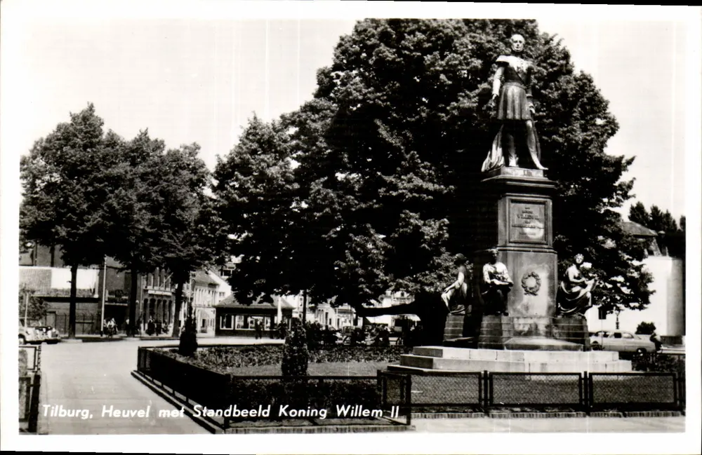 Tilburg, Hügel mit Standbild des Königs Willem II — n° 1154 - Vorderseite