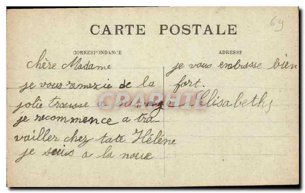 LYON — A Igreja de Fourvière — Carta postal - Verso