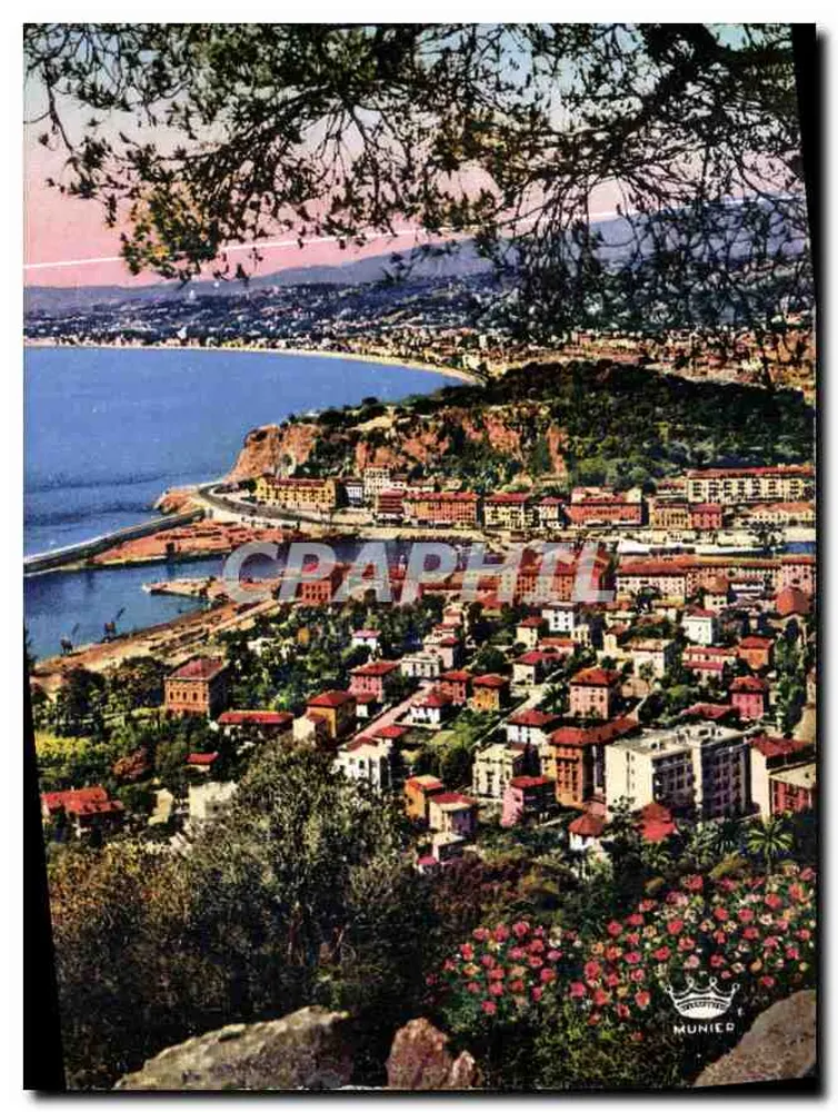 Visão geral de Nice — vista do Monte Baron — Edições de Arte Munier - Frente