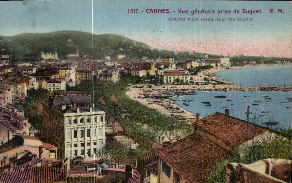 CANNES - Vista generale scattata dal Suquet - R. M. - 1517 - Recto