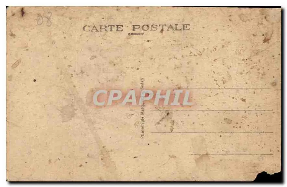 Dom-le-Mesnil — Uscita dal Villaggio verso Charleville — Edizione Kleifer, n°9 - Verso