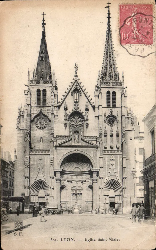 Lyon — Igreja de São Nizier — S.F. n°301 - Frente