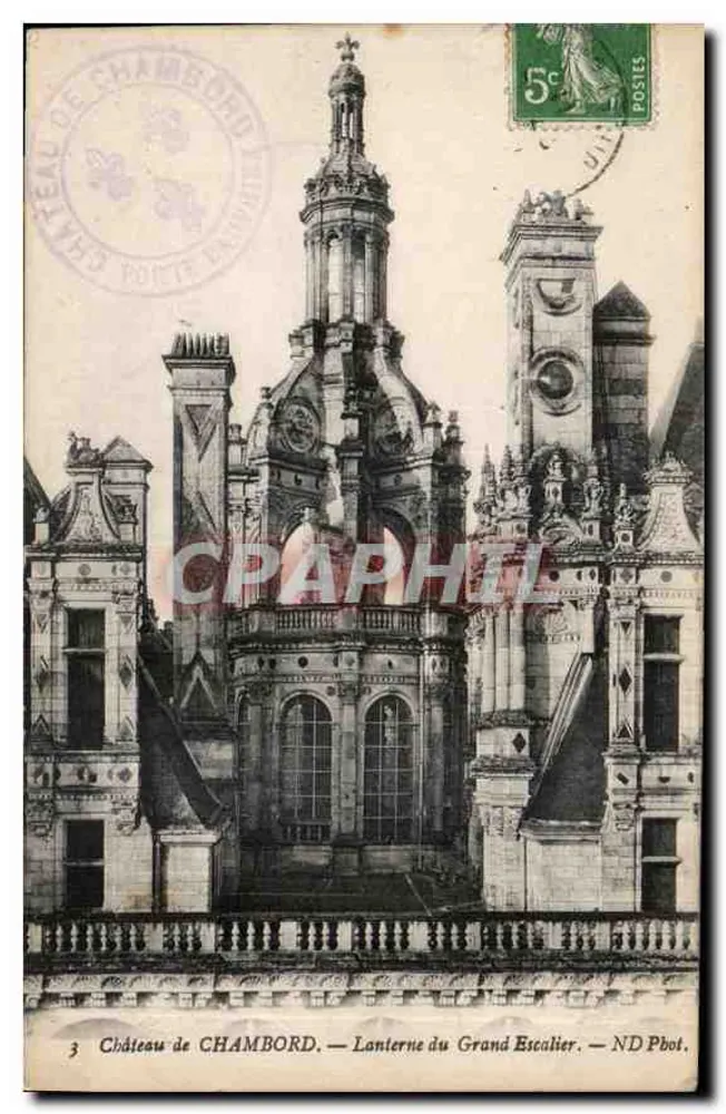 Château de CHAMBORD — Lanterne du Grand Escalier — ND Phot. - Recto