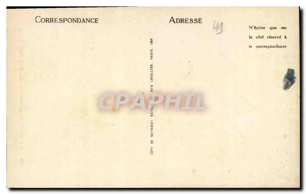 Blois — O Castelo — Cul de Lampe — LL - Verso