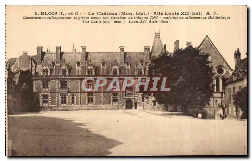 Blois — Schloss (Historisches Denkmal) — A.P. Verlag E. Dupitz, Tours - Vorderseite