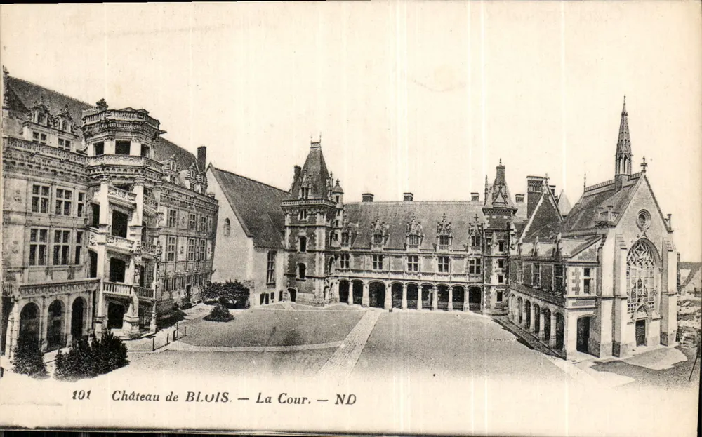 Castle of BLUVIS — The Courtyard — ND - Front