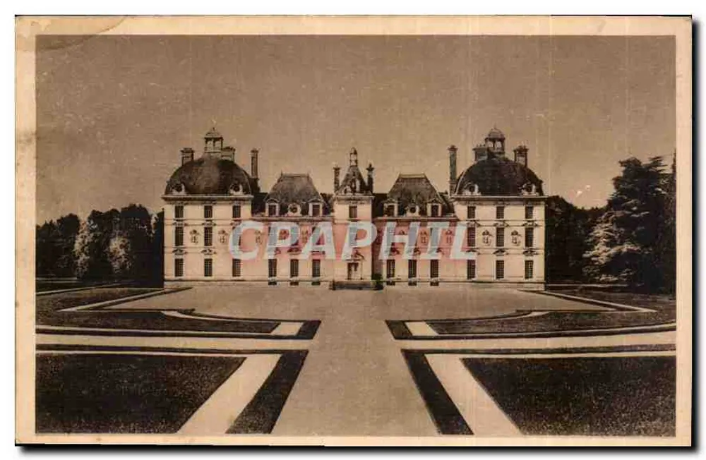 Castelo de Cheverny — Fachaça Sul — Cliché F. de Bertier - Frente