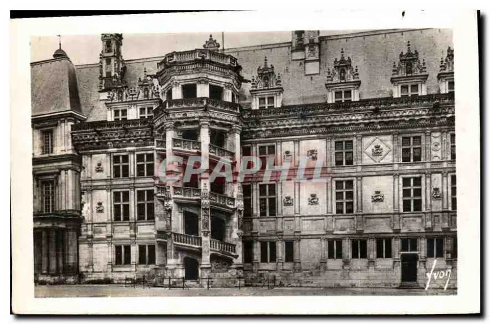 Blois (Loir-et-Cher) — Das Schloss, Treppenhaus François — 'VON' Kunstverlag, Paris - Vorderseite