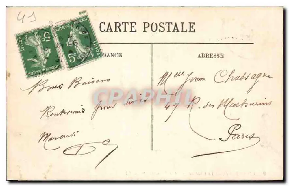 Chambord — Le Château — Aile François Ier — LL. - Verso