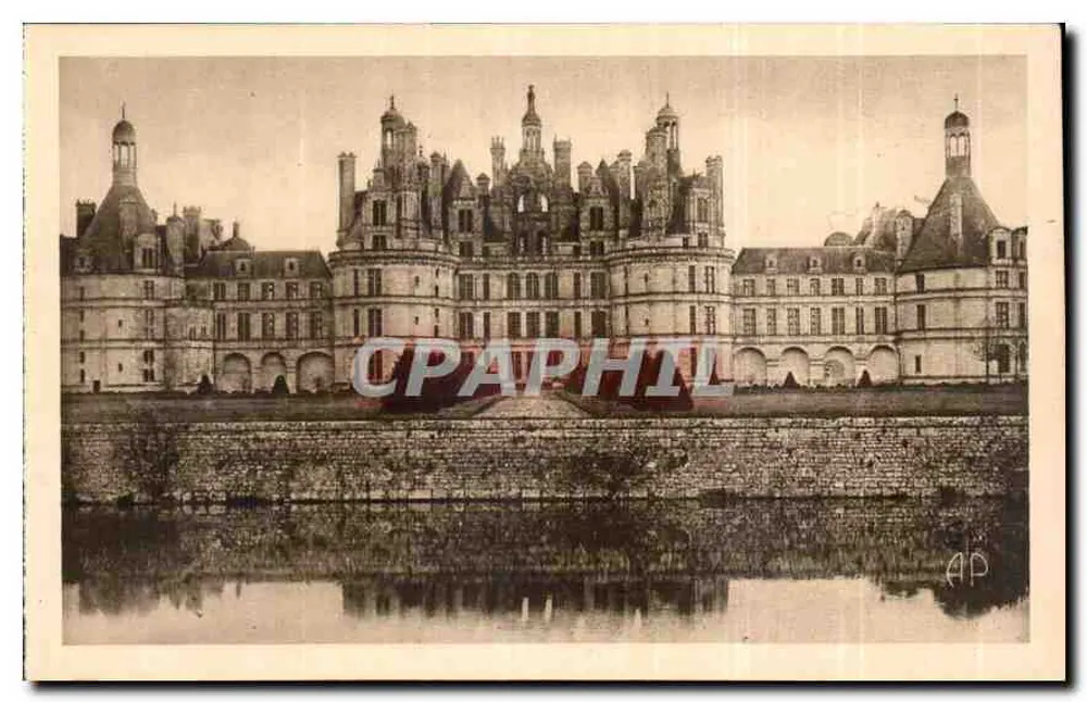 Chambord — Façade septentrionale — E. DUPRÉ, Tours - Recto
