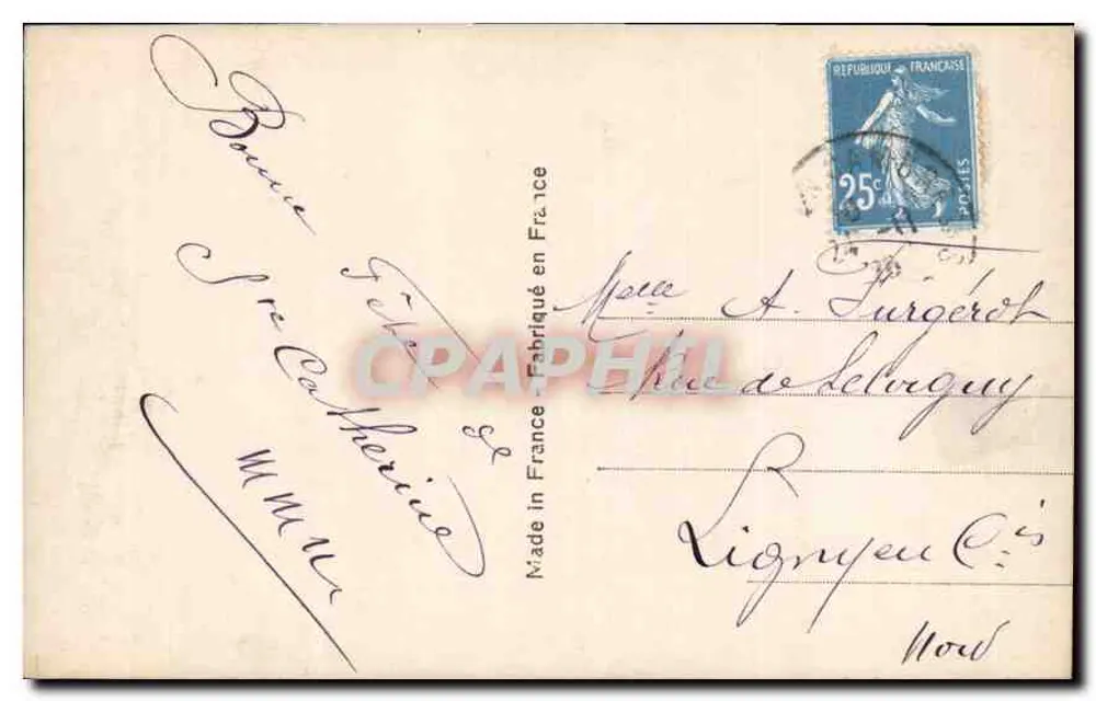 Jovem mulher — retrato — Azul, Paris, n°542 - Verso