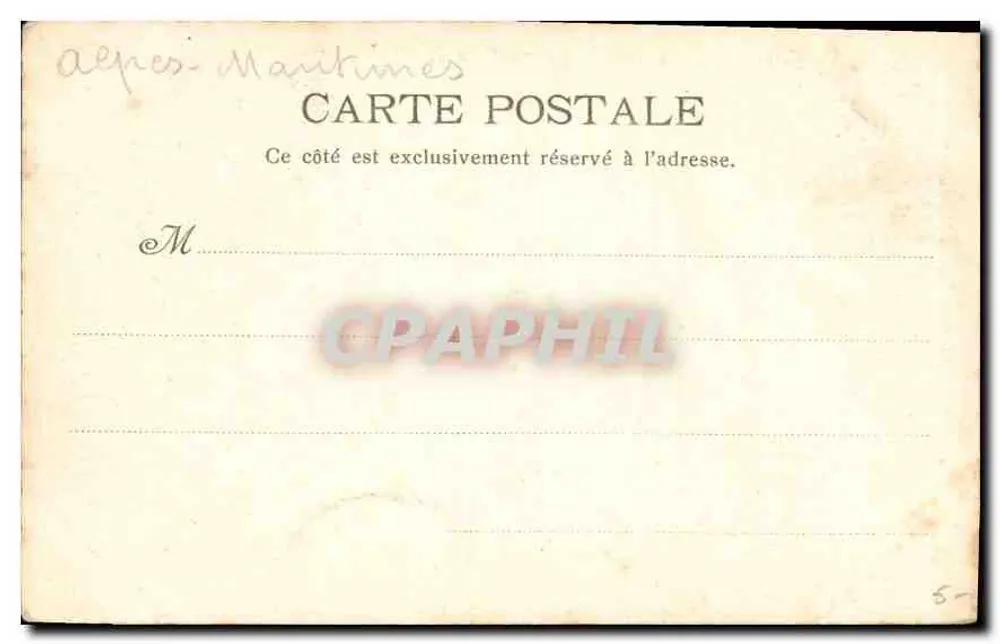 Estérel, Corniche d'Or — O Cabo Roxo — P. L. Maillan, editor, Cannes 432 - Verso