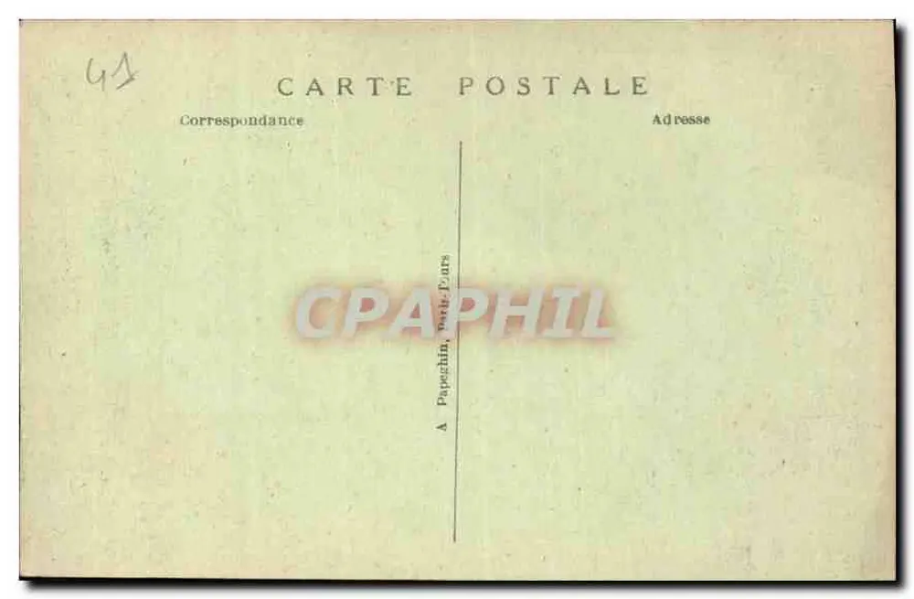 Chambord — Le Château — Aile François Ier — A.P. - Verso